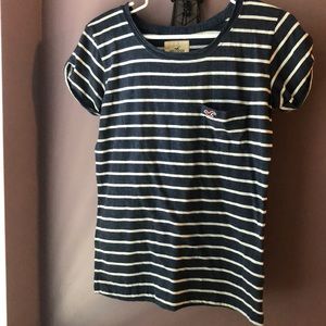 Striped hollister t shirt